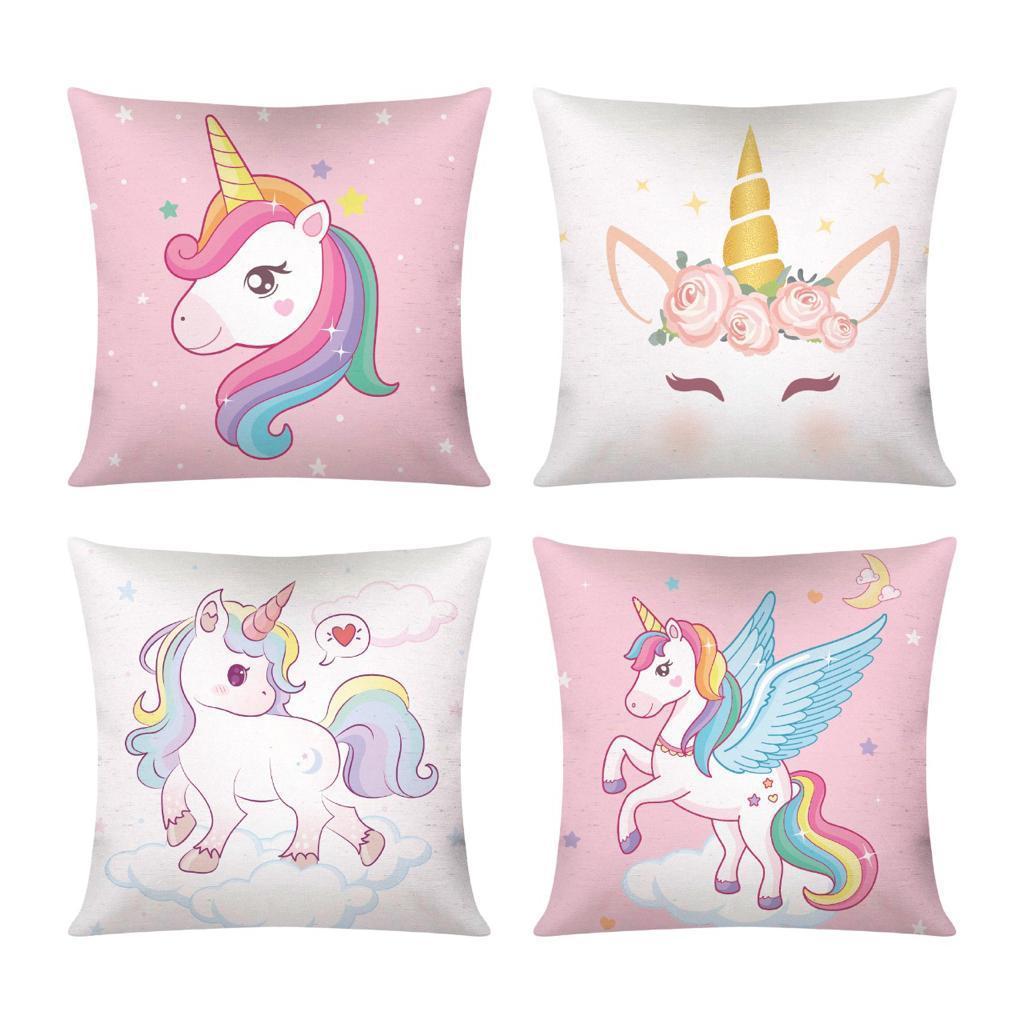 Kit c/ 4 Capas de Almofada Decorativas Modern Print 42x42 - Kits Infantil
