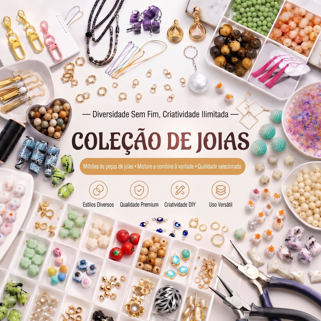 Kunkka Clearance Bead Keychain Vários acessórios para fazer joias artesanais DIY