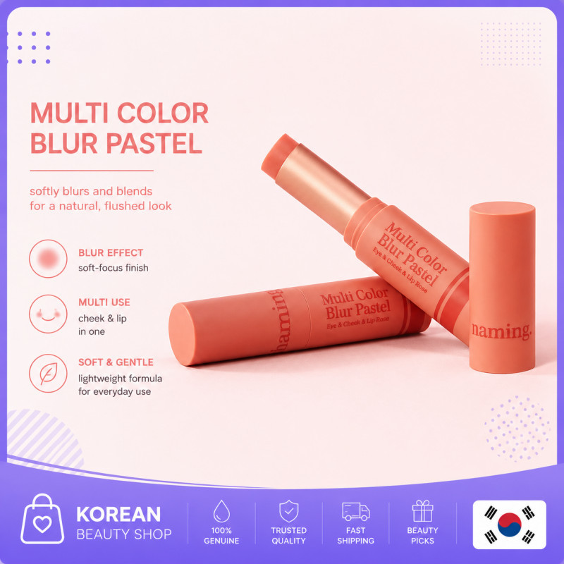 [Clearance] Multicolor Blur Pastel Soft Matte Finish 2 Colors