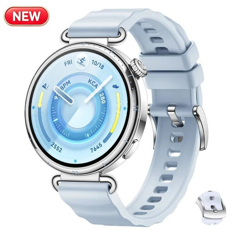 Pulseira De Silicone De 18mm Para Huawei Watch GT6/5/4 41mm , Esportiva GT5 Pro 42mm/Garmin Venu 3S/2S