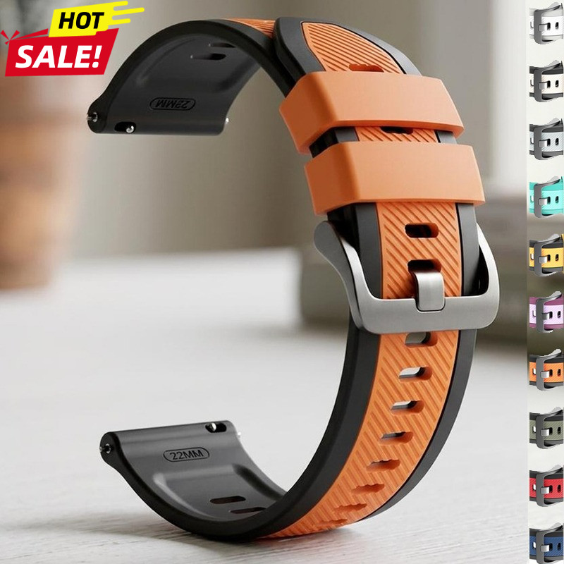 Pulseira De Silicone De 22mm Para HUAWEI Watch GT7 7pro GT6 Pro GT5 GT4 GT3 SE GT2 46mm Ultimate 2 Garmin Forerunner 165