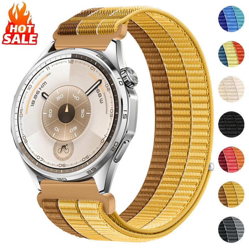 Pulseira De Nylon 18/20/22mm Para Huawei Watch GT7/6/5/4 46mm 41mm GT7Pro/GT6 Pro Ultimate 2/GT Runner 2