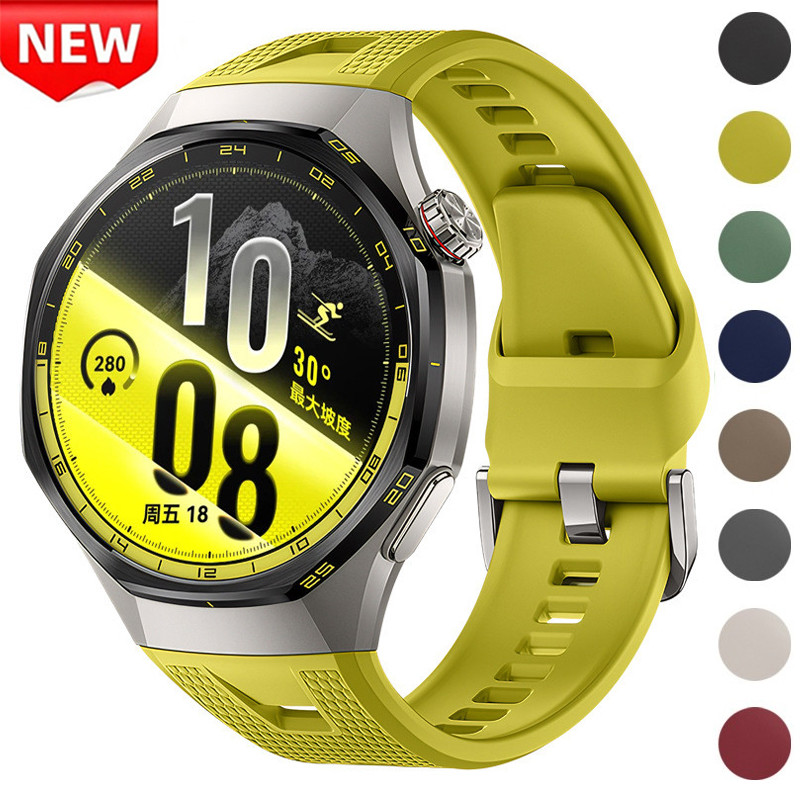 Pulseira De Silicone Sem Lacunas Para Huawei Watch GT7 Pro 46mm , Esportiva De Liberação Rápida GT6