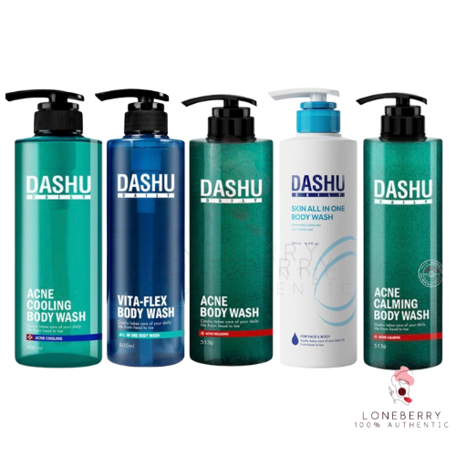 [DASHU] Sabonete Líquido Diário 5 Tipos 500ml | Acne Cooling Calmante Vita-Flex Multifuncional