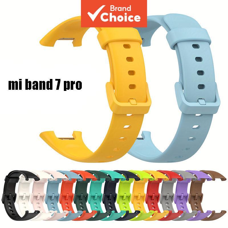 Correias para Xiaomi Mi Band 7 Pro, pulseira de silicone de substituição para smartwatch, compatível com Mi Band 7 Pro,
