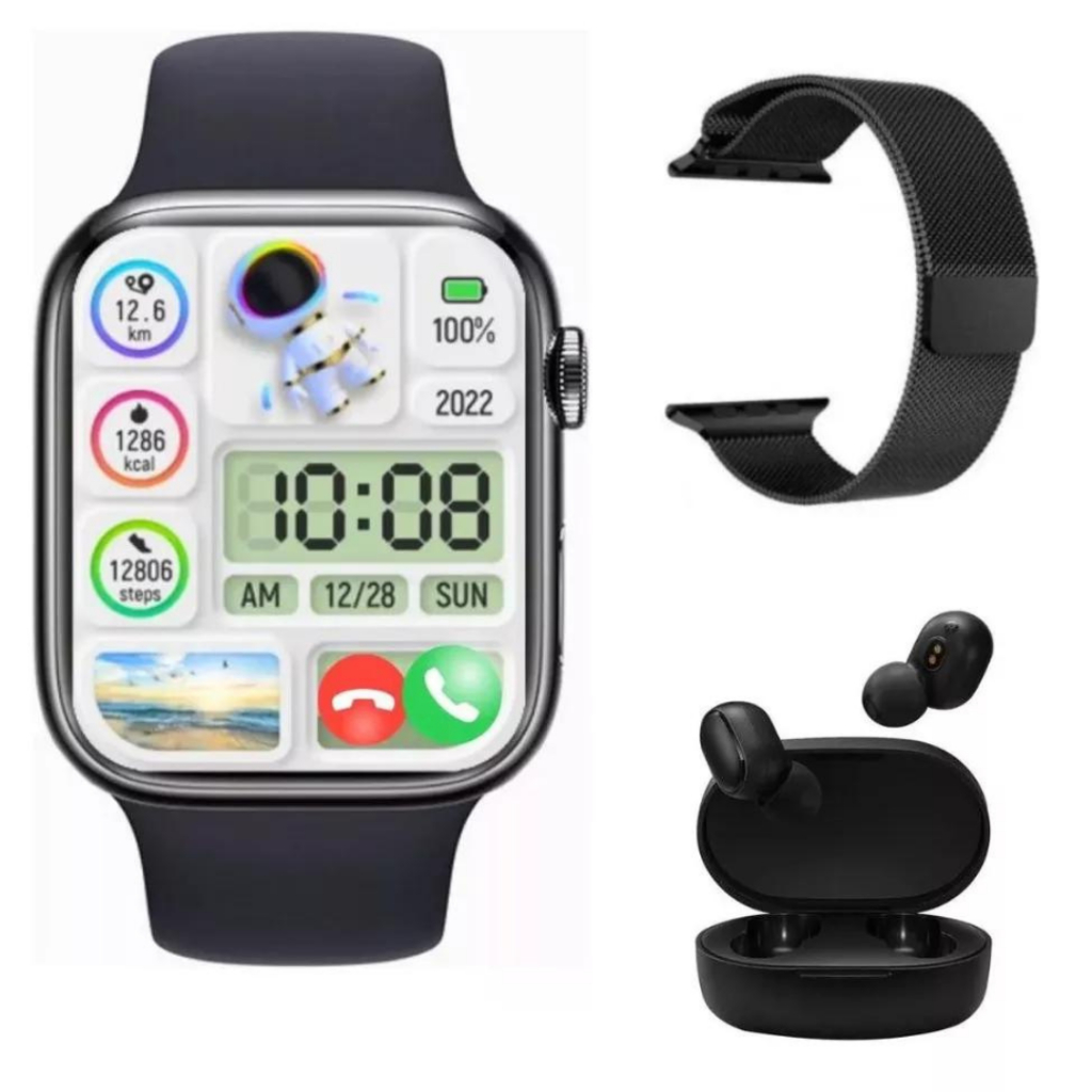 Smartwatch P/ iPhone Watch 9 Pro Max C/ Nfc + Gps - Original