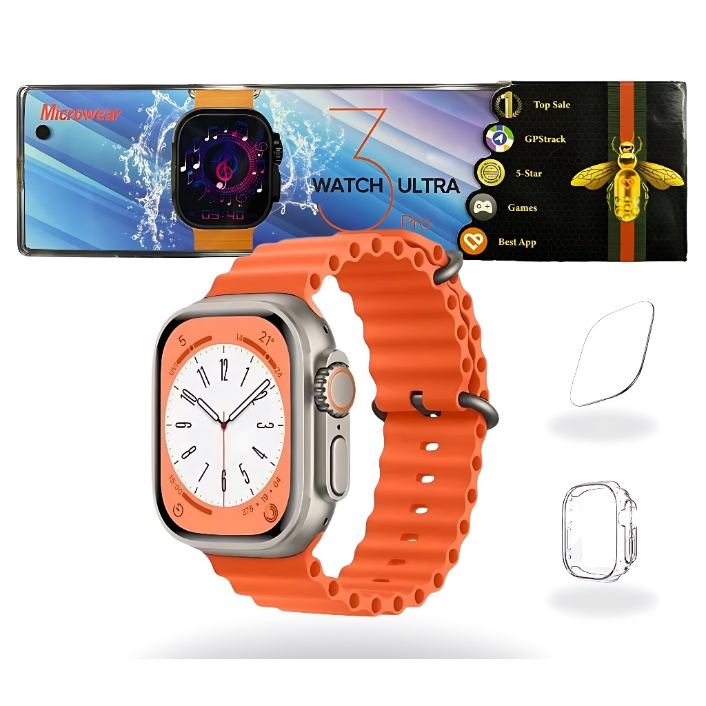 Smartwatch Ultra 3 Pro Serie 10 49mm Nfc Chatgpt Original c/ Nfe