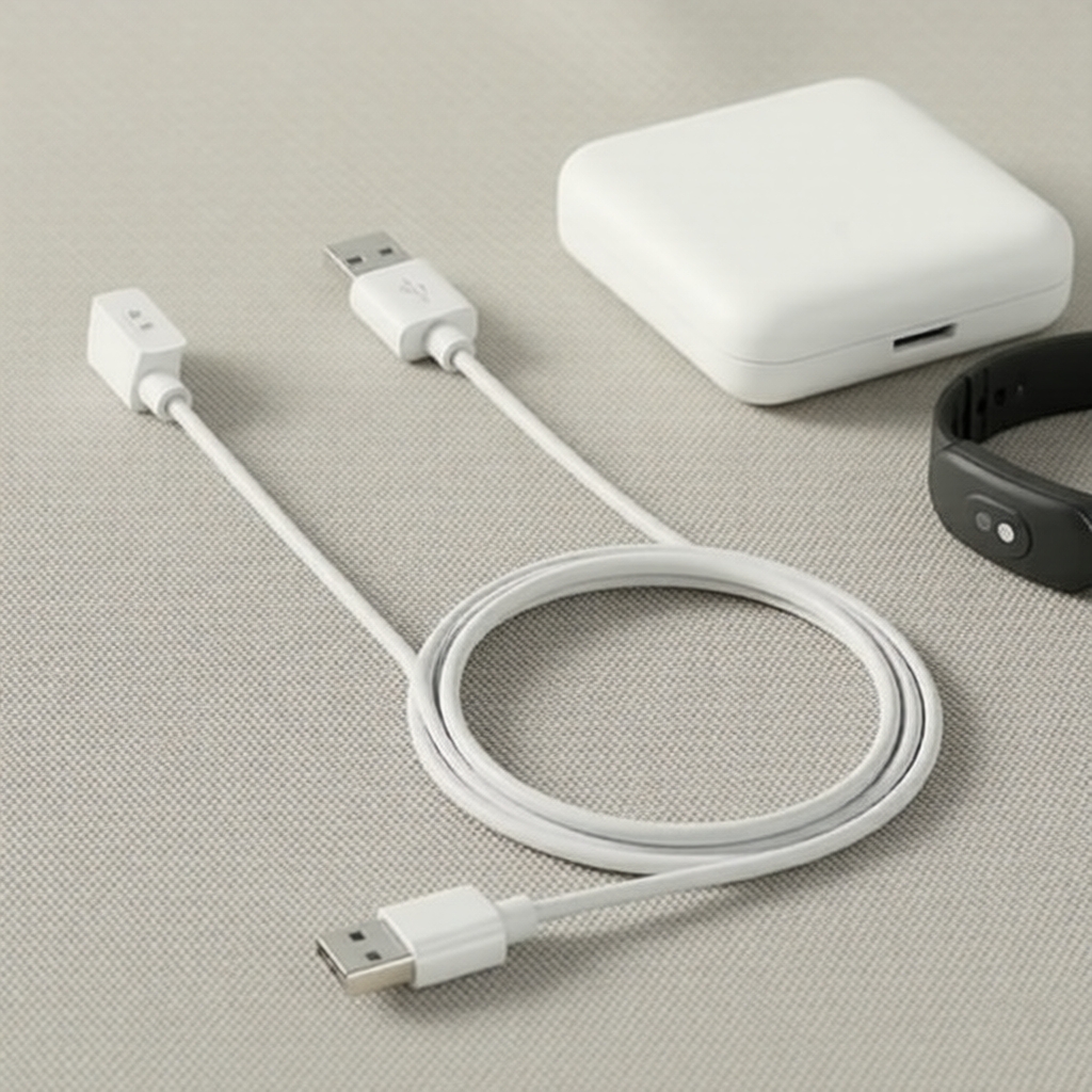 Cabo Magnético USB de Carregamento Compatível para Xiaomi Mi Band 8 9 Pro NFC/Redmi Watch 3 4 5 Active Lite