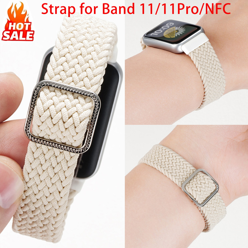 Correia De Nylon De Laço (Sem Dispositivo Inteligente) Compatível Com Huawei Band 11 11NFC Para Pro NFC Strap Banda Colo