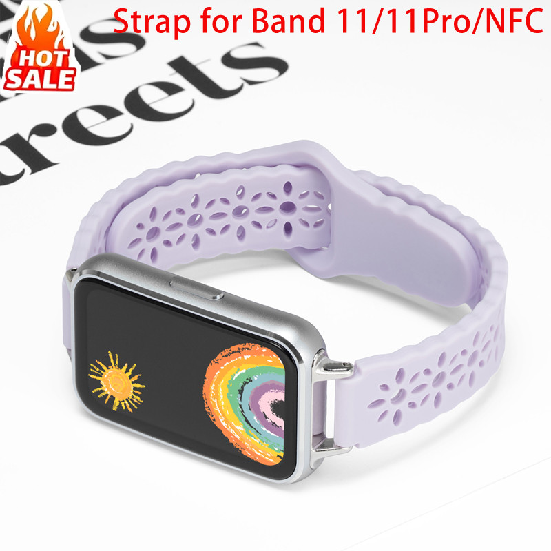 Pulseira De Silicone Esportiva (Sem Dispositivo Inteligente) Compatível Com Huawei Band 11 11NFC Para Pro NFC Strap Gira