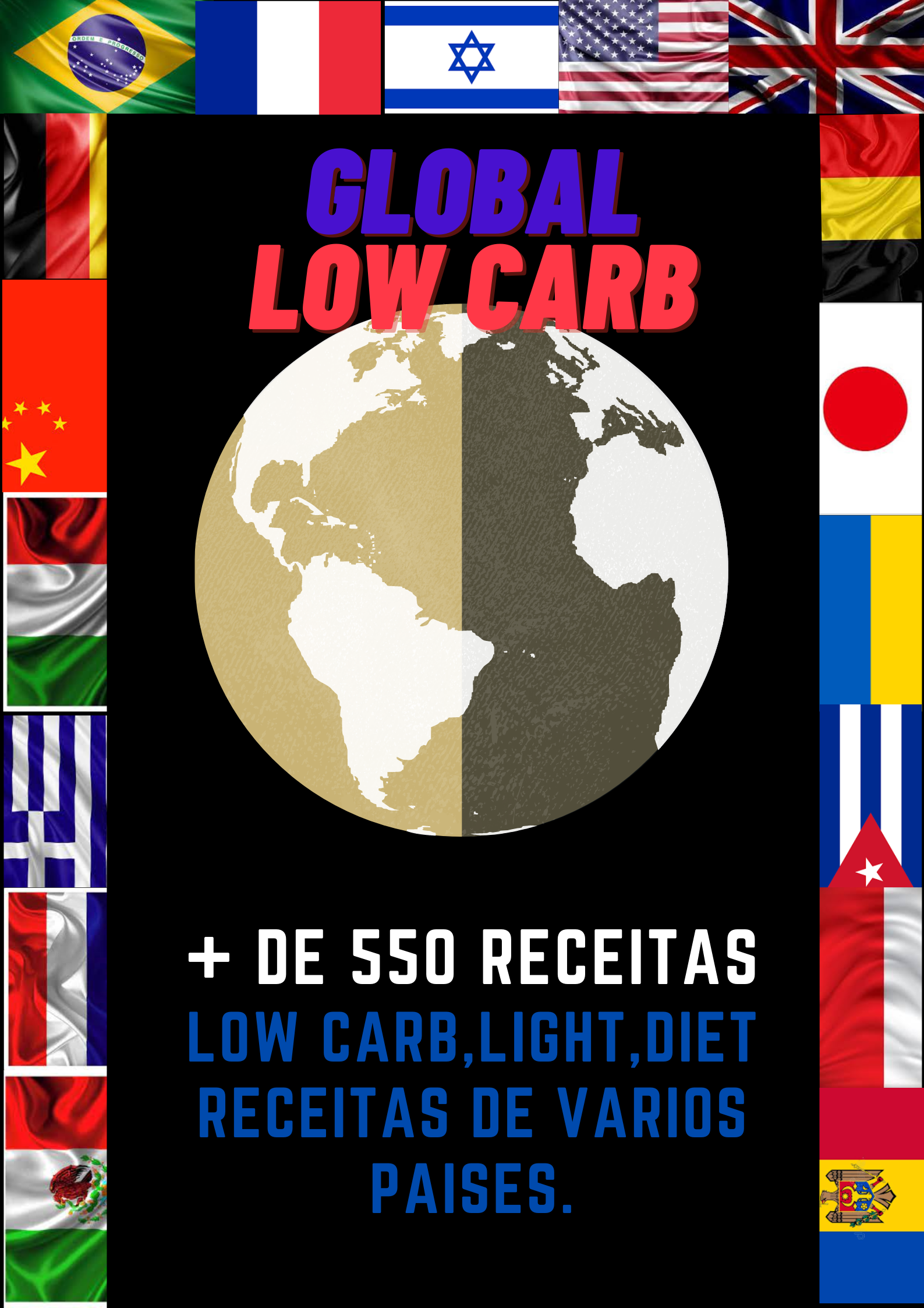 550 LowCarb, Diet and Light Recipes (Top Seller)