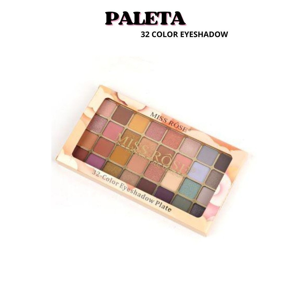 Paleta 32 Color Eyeshadow Miss Rôse