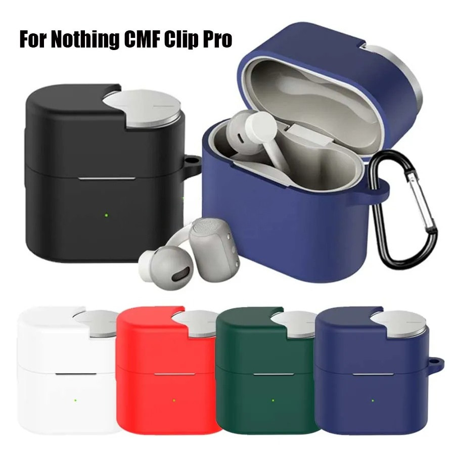 Capas De Silicone À Prova De Choque E Poeira Para Nada CMF Clip Pro Fone De Ouvido Sem Fio Capa Protetora Nothing Macio