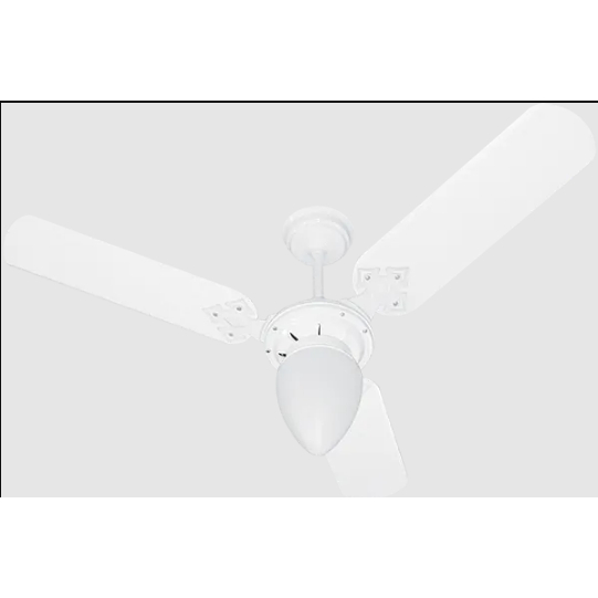 Ventilador Teto Delta New Cristal Light RF38-3121 Branco 127v - Venti-Delta