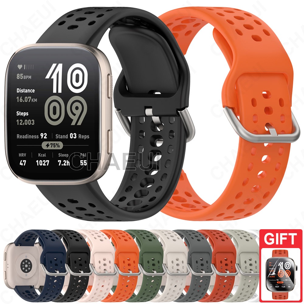 Acessórios De Pulseira De Silicone Para Amazfit Bip 6 / Bip Max / Bip 5/5 Unity