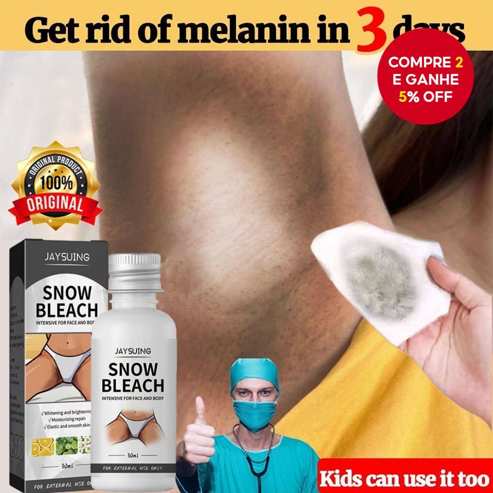 Creme Descolorante para Partes Íntimas e Rosto 1pc - Clareamento Rápido para Axilas com Efeito Forte.