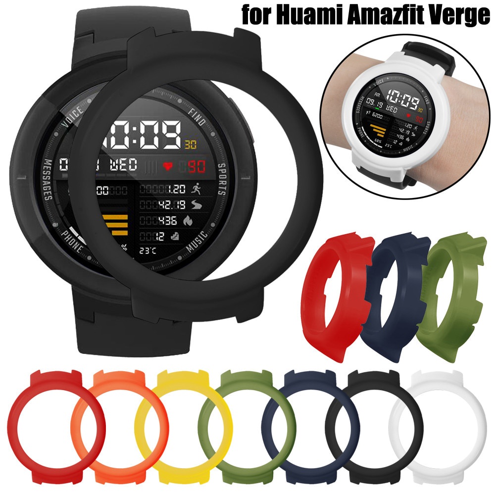 Capa Resistente Ultra Fina Em Pc Para Xiaomi Huami Amazfit 3 Verge Smart Watch