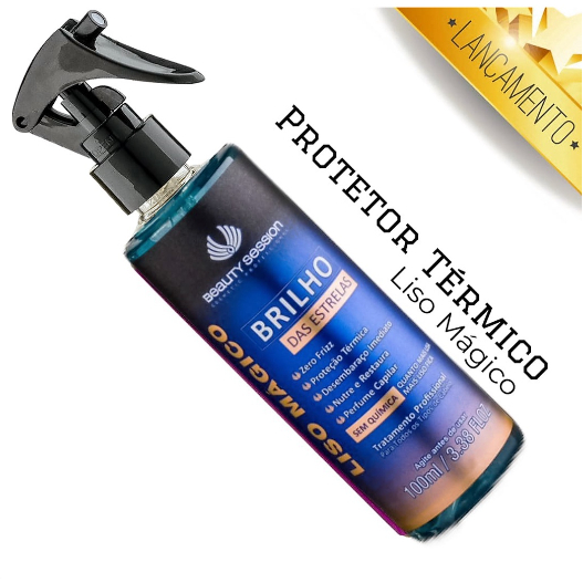 Protetor Térmico Liso Mágico Brilho das Estrelas 100 ml - Beauty Session Cosmetic Professional