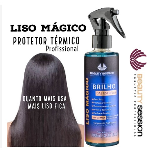 Protetor Térmico Liso Mágico Brilho das Estrelas 100 ml - Beauty Session Cosmetic Professional