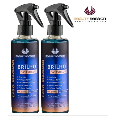 2 Liso Mágico Brilho das Estrelas 100 ml - Beauty Session Cosmetic Professional