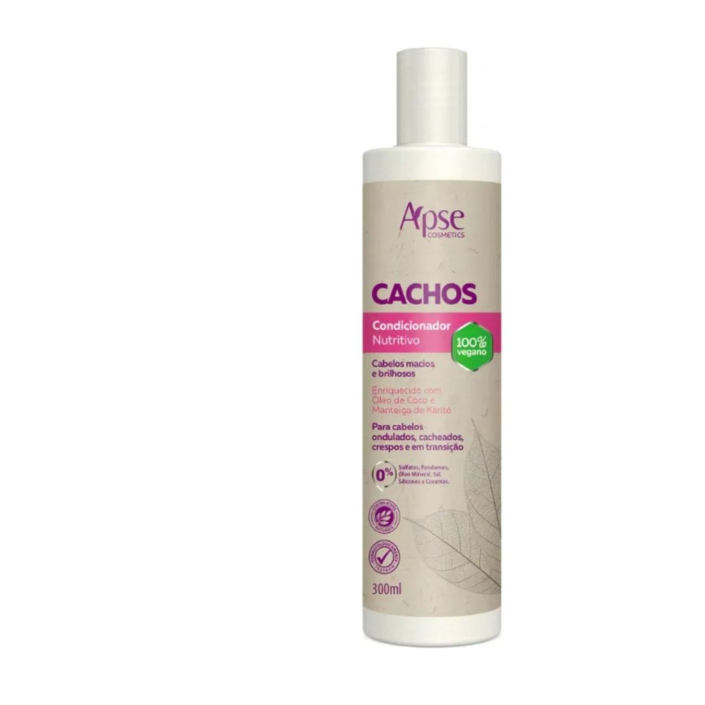 Apse Cosméticos Profesional Vegano 300mL condicionador nutritivo