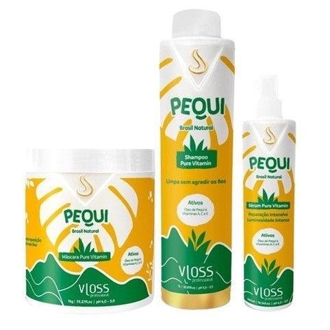 Kit Vloss Professional Pequi 3 Produtos G - Thor Cosméticos