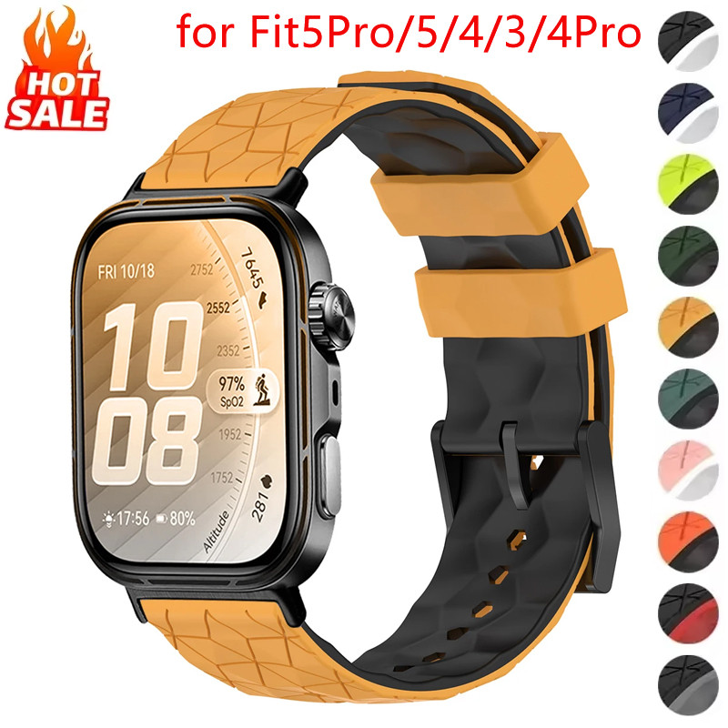 Pulseira Esportiva De Silicone Compatível Com Huawei Watch Fit 5 Pro/Fit5/4 3 Para Fit4 Fit3 Homens E Mulheres