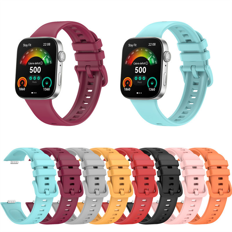 Para HUAWEI Relógio Ajuste 3 4 5 Pro Cinta Colorida Substituição Esporte Macio Pulseira De silicone FIT3 FIT4 FIT5