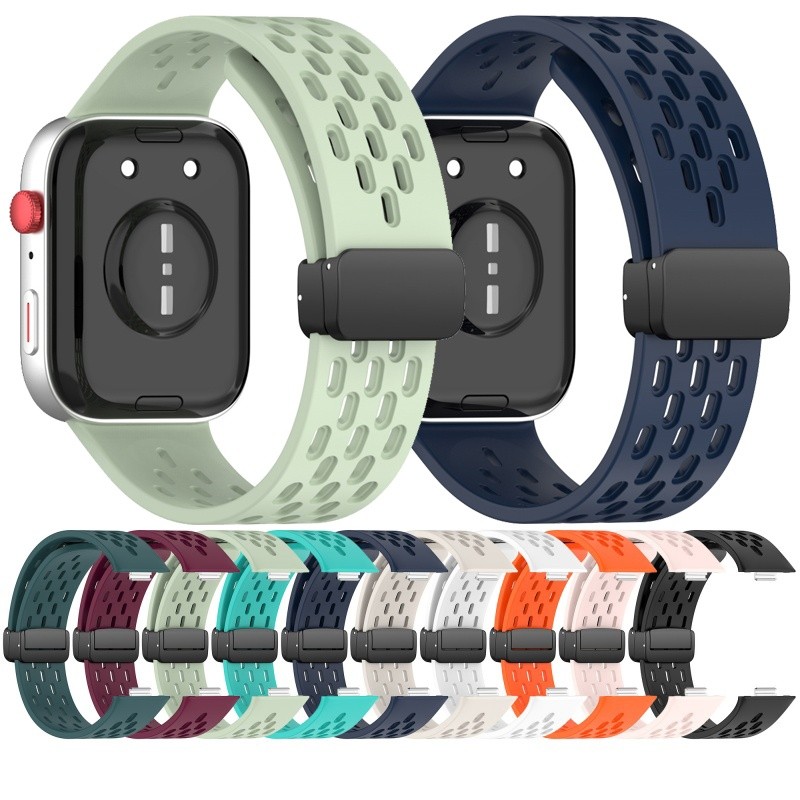 HUAWEI WATCH FIT 3 4 5 Pro Pulseira Magnética Colorida Macia De silicone Para FIT3 FIT4 FIT5
