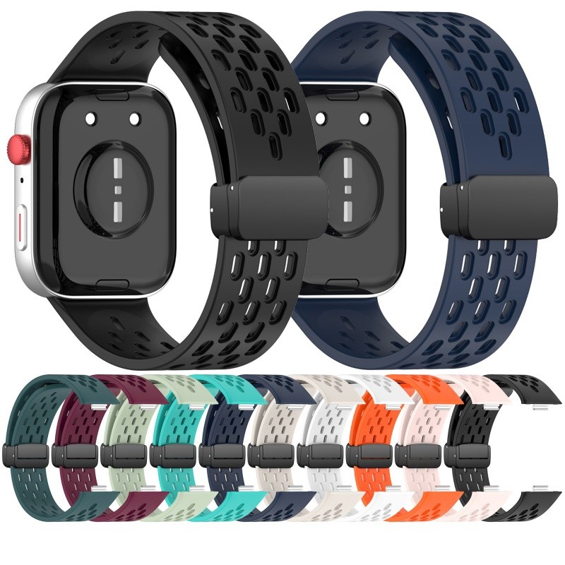 Para HUAWEI WATCH FIT 3 4 5 Pro Pulseira Magnética Colorida Substituição Esporte Macia silicone FIT3 FIT4 FIT5