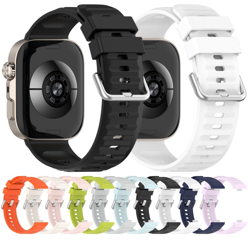 Para HUAWEI Relógio Ajuste 3 4 5 Pro Cinta Colorida Substituição Esporte Pulseira Macia FIT5 FIT4 FIT3