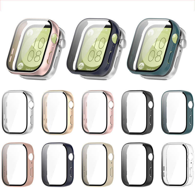 HUAWEI WATCH FIT 5 4 3 PRO Invólucro Rígido Smart Hard PC case Para FIT3 FIT4 FIT5 Acessórios Capa De Cobertura Total Pe