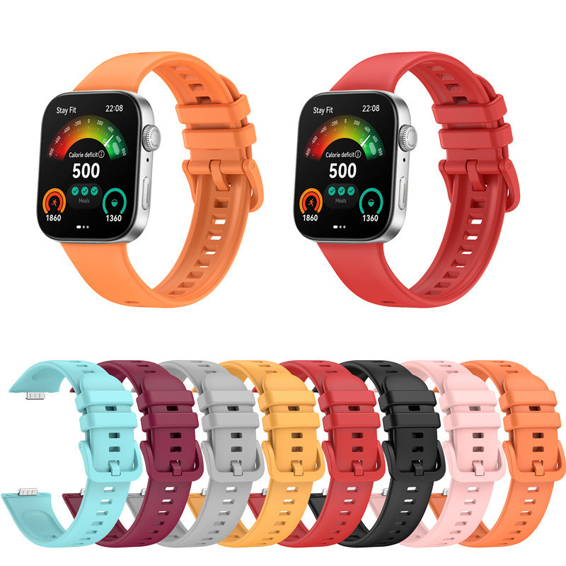 Pulseira Macia Para HUAWEI WATCH FIT 5 4 3 Pro Colorida De Substituição FIT3 FIT4 FIT5 De Silicone