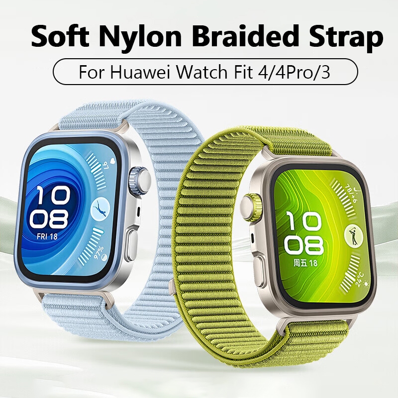 Pulseira Trançada De Nylon Macio Para Huawei Watch Fit 4 4 Pro 3 Smart Substituição Sport Band Fit4 Fit3 Respirável