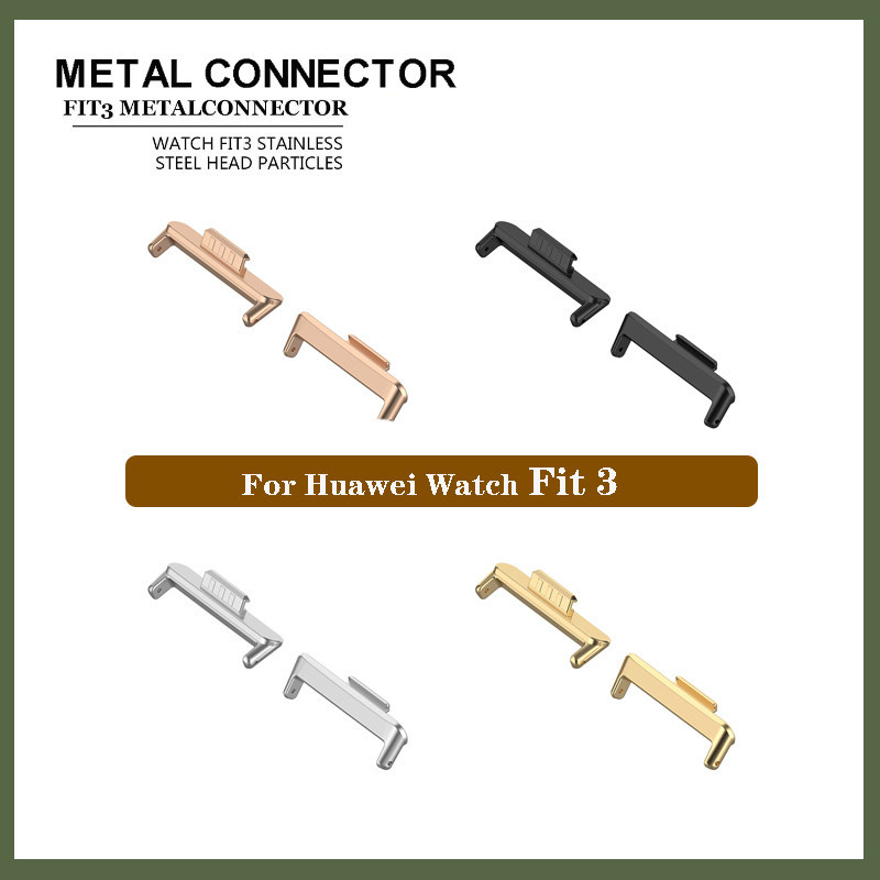 Adaptador Para Huawei Watch Fit 3 4 5/Fit4 Fit5 Pro FWatchband Cinta Conector Pulseira 316L Acessórios De Aço Inoxidável