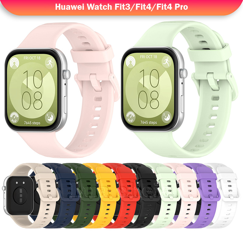 Pulseira de silicone para HUAWEI Watch FIT 5/ FIT 5 Pro/ FIT4 Pro / FIT4 / FIT3