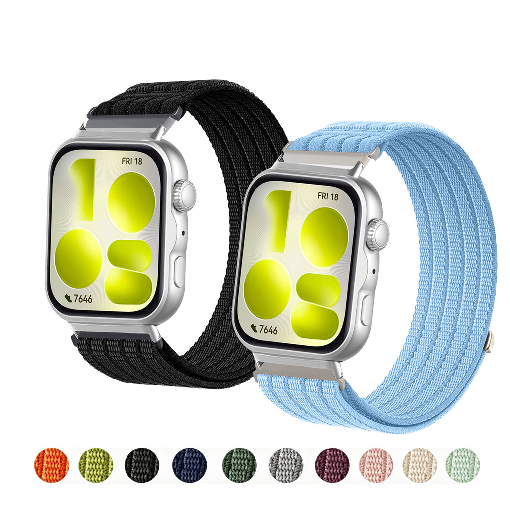 Pulseira Esportiva De Nylon Tecido Para Huawei Watch Fit 3 4 5 Fit3 Fit4 pro Fit5