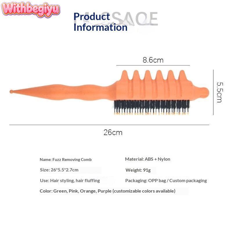dfd Curling Hair Styling Brush 1PC Anti-Frizz Salon Grade Smoothing Pente Para Homens E Mulheres Estilo Diário