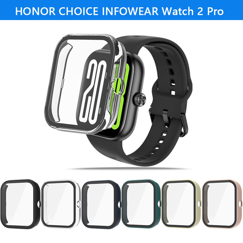Capa Para HONOR CHOICE INFOWEAR Watch 2 Pro Plástico Bumper Shell Protection Frame Pulseira Invólucro Hard PC case De Co