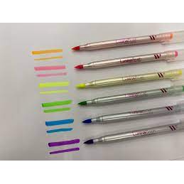 Marca-texto perfumado NEON Newpen Lumina Brush - Estojo com 6 cores