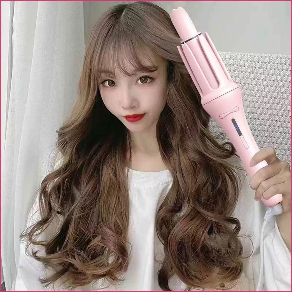Ferro de ondulação totalmente automático 32mm íon negativo não machuca o cabelo preguiçoso Perm ferramenta útil onda gra
