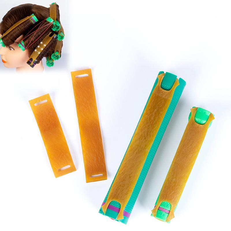 (WHDR) 10 Pcs Salão Perm Barra Fria Faixa De Borracha Anti Indentação Durável Onda De Cabelo Bar Rolo Ferramenta De Fixa