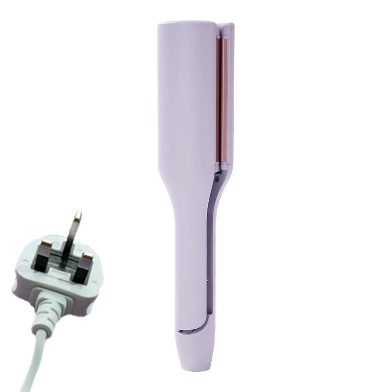 Francês profundo V curling ferro 32MM não machuca o cabelo curling ferro ovo curling cabelo Perm lã curling padrão britâ