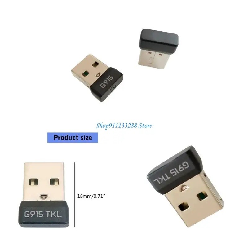 WENew Receptor USB Dongle Sem Fio Adaptador Para Teclados G915 G915 TKL