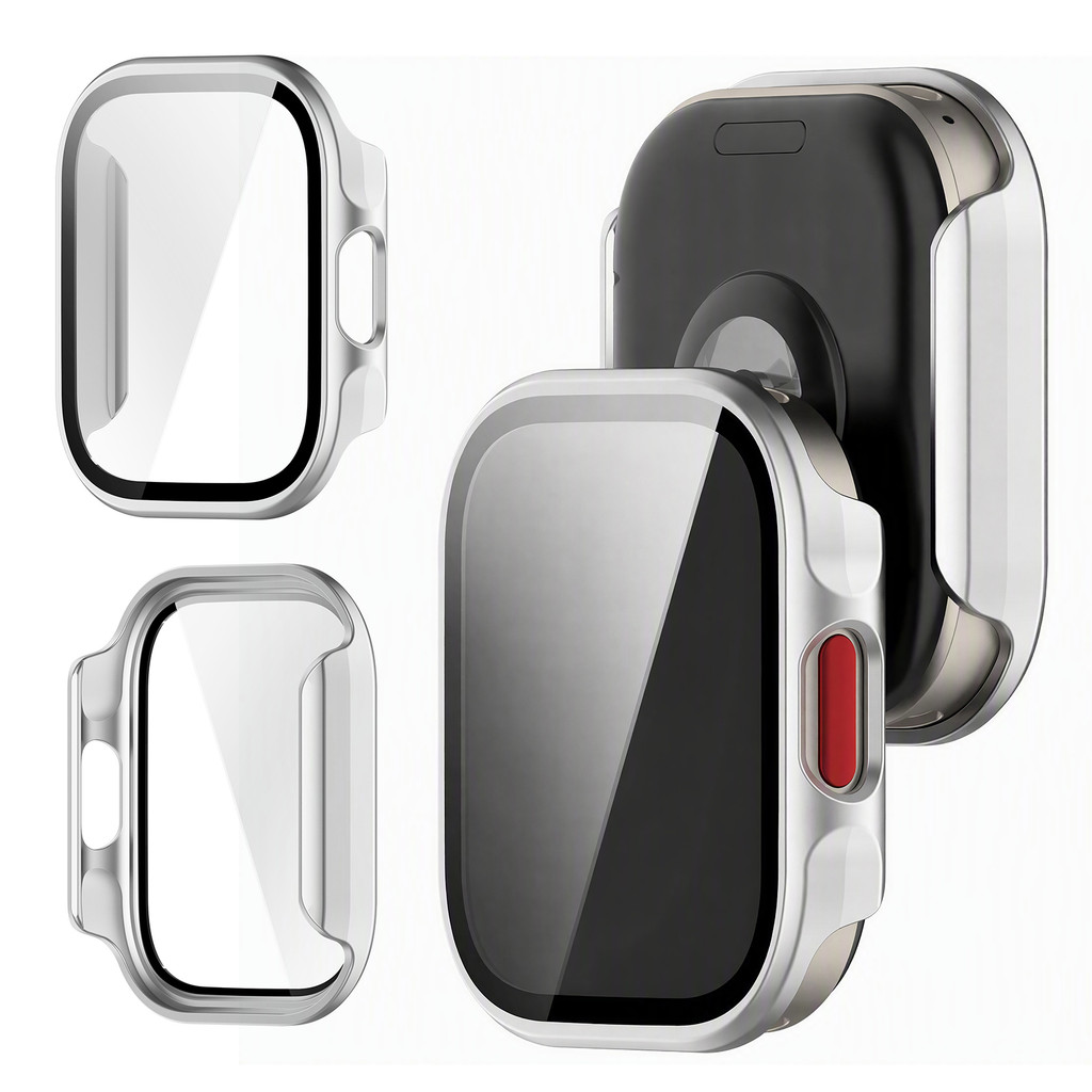 Para Redmi Watch 6 Lite Hard Case Bumper Com Protetor De Tela De Vidro Temperado