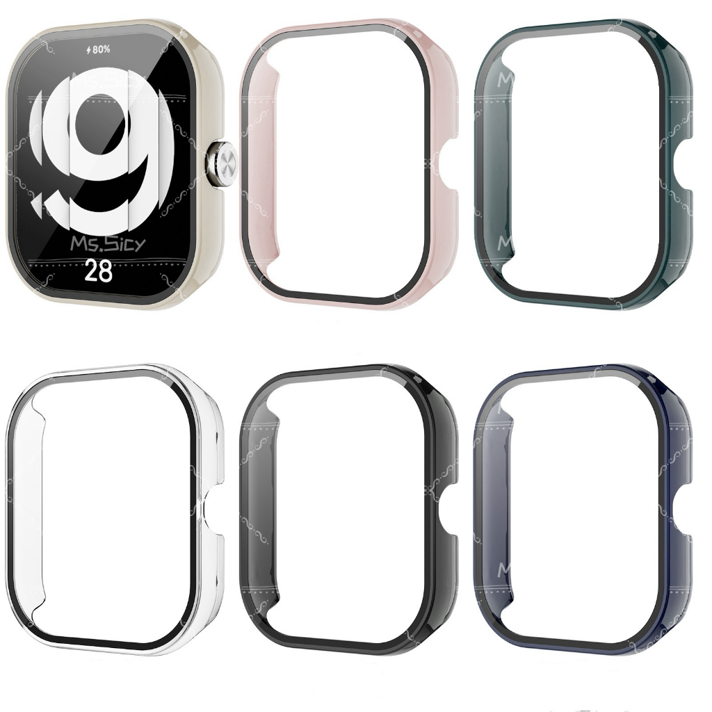 Capa Case Com Proteção Na Tela Para Redmi Watch 3 Active Watch 3 Lite