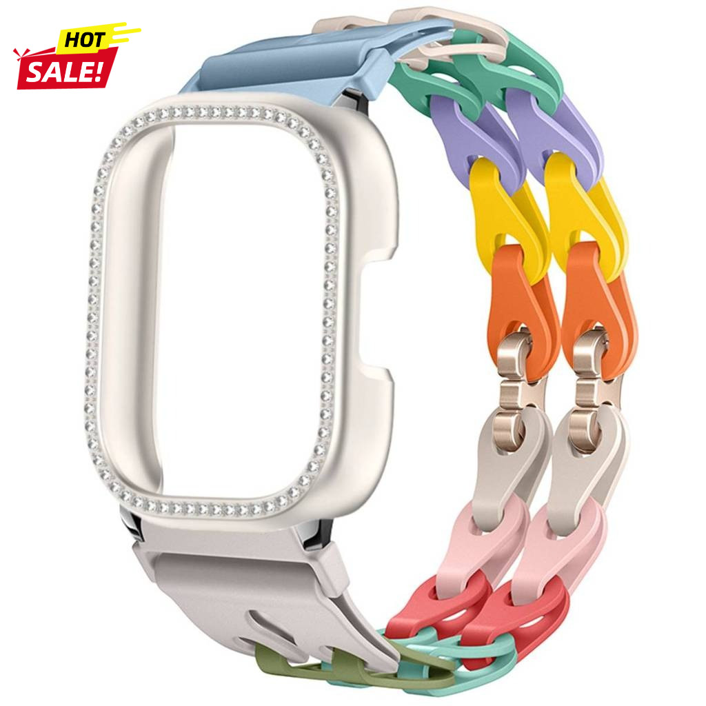 Capa Diamond PC + Alça Compatível Com Redmi Watch 5 Active 5 Lite