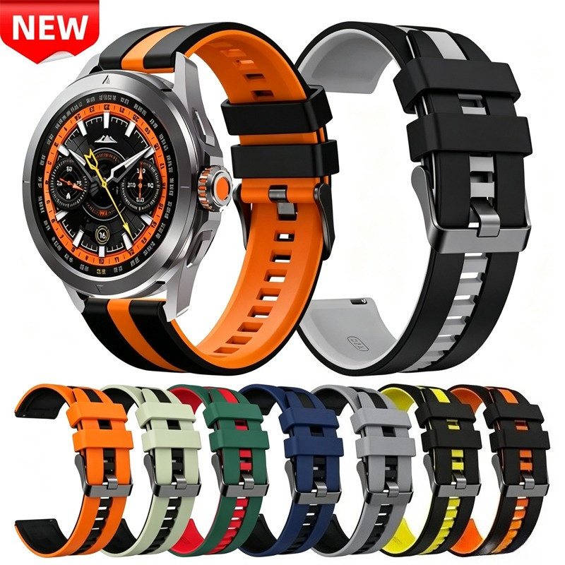Pulseira De Silicone De 22mm Para Xiaomi Watch S4 S3 S2 46mm/42mm S1 Cor Ativa 2 Esportiva Redmi Watch5 Active/Lite