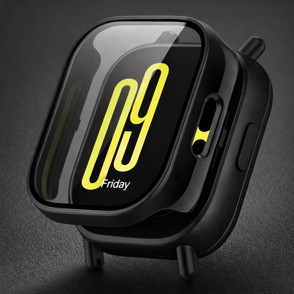 Case Para Redmi Watch 5 Active / Lite Hard PC Case Capa Protetora De Tela De Vidro Temperado