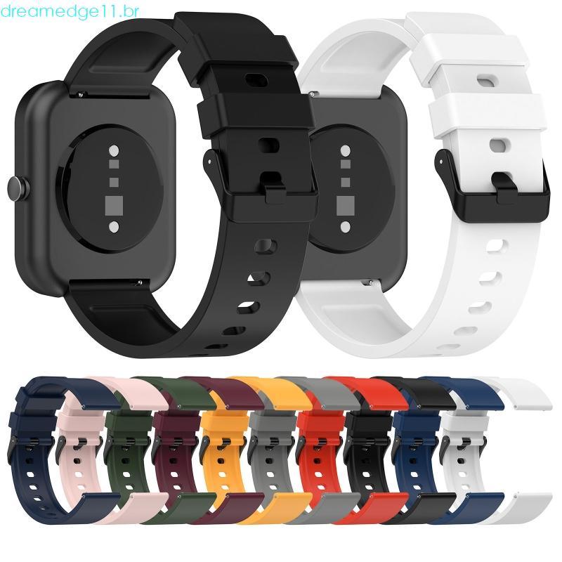 dreamedge11 Pulseira Silicone Para AmazfitGTS 2mini Bip3 Smartwatch Cinto
